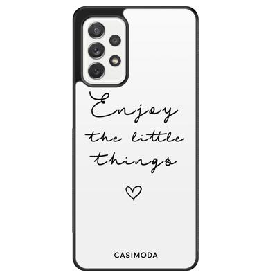 Samsung Galaxy A72 hoesje - Enjoy life Samsung Galaxy A72 hoesje - Enjoy life