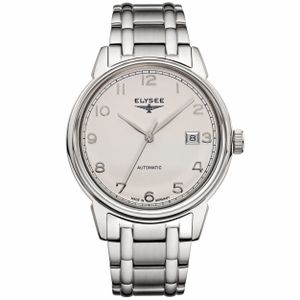 Elysee Herenhorloge EL.80545S All stainless Zilver