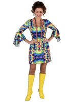 Party Jurk Groovy Colours Dames - thumbnail