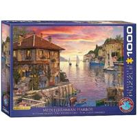 Mediterranean Harbor - Dominic Davison (1000 Stukjes) - Puzzel;Puzzel (0628136609623)