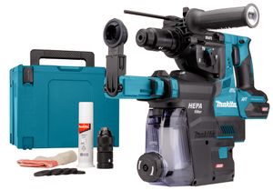 Makita HR004GZ02 40V Max Combihamer Zonder accu&apos;s en lader, in Mbox met stofafzuiging - HR004GZ02