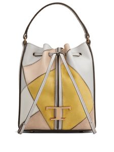 Tod's sac seau à design patchwork - Blanc