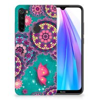 Xiaomi Redmi Note 8T Hoesje maken Cirkels en Vlinders - thumbnail