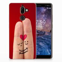 Nokia 7 Plus Silicone Back Cover Liefde - Origineel Romantisch Cadeau - thumbnail