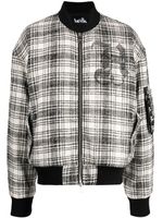 Haculla veste bomber en tweed - Noir