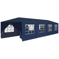 Partytent 3x12 m blauw - thumbnail