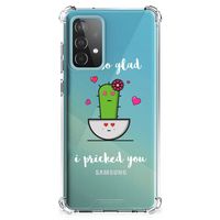 Samsung Galaxy A52 4G/5G Stevig Bumper Hoesje Cactus Glad - thumbnail