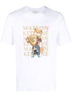 Maison Kitsuné t-shirt Fox Champion en coton - Blanc - thumbnail