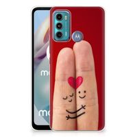 Motorola Moto G60 Silicone Back Cover Liefde - Origineel Romantisch Cadeau - thumbnail