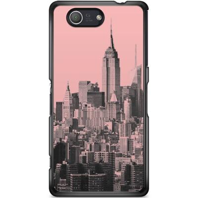 Sony Xperia Z3 Compact hoesje - NYC in pink Sony Xperia Z3 Compact hoesje - NYC in pink