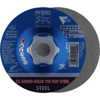 PFERD 64187150 CC-GRIND-SOLID 150 SGP STEEL Schuurschijf Diameter 150 mm Boordiameter 22.23 mm 10 stuk(s) - thumbnail