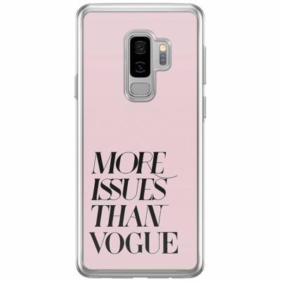 Samsung Galaxy S9 Plus siliconen hoesje - Vogue issues
