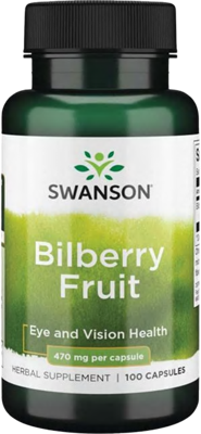 Swanson Bilberry Fruit 470MG (100 caps)