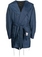 Fumito Ganryu imperméable à capuche - Bleu - thumbnail