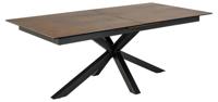 Eettafel Durgan Bruin Uitschuifbaar 200/240x100cm - Giga Living - thumbnail