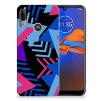 Motorola Moto E6 Plus TPU Hoesje Funky Triangle - thumbnail