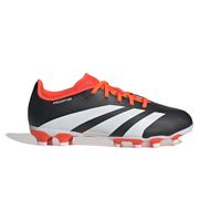 adidas Predator League Gras / Kunstgras Voetbalschoenen (MG) Kids Zwart Wit Felrood