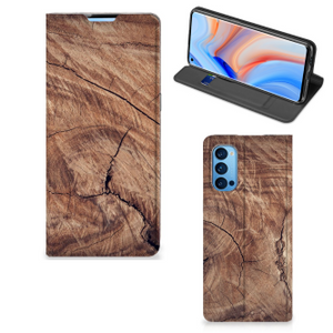 OPPO Reno4 Pro 5G Book Wallet Case Tree Trunk