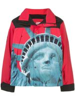 Supreme veste zippée imprimée Supreme x The North Face - Rouge