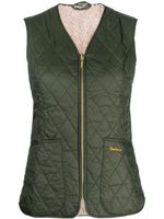 Barbour gilet matelassé à logo brodé - Vert