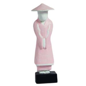 Houten Beeld Antiek Japans Roze (Small)