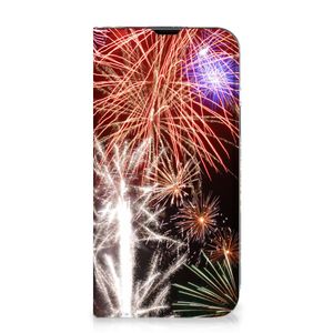 iPhone 14 Hippe Standcase Vuurwerk