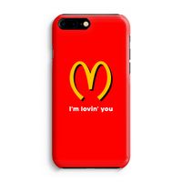 I'm lovin' you: Volledig Geprint iPhone 7 Plus Hoesje