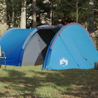 Tent 4-persoons 405x170x106 cm 185T taft blauw