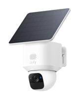 eufy SoloCam E30, zonne-energie, 360° panoramazicht, AI-tracking, 2K helderheid, draadloze outdoor beveiligingscamera's, eufy beveiligingscamera, outdoor camera, compatibel met HomeBase S380