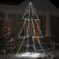 Kegelkerstboom 300 LED's binnen en buiten 120x220 cm - thumbnail