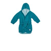 Meyco hydrofiele badjas maat 86/92 petrol/sea blue