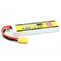 LemonRC LiPo accupack 7.4 V 6300 mAh Aantal cellen: 2 35 C Softcase XT90 - thumbnail