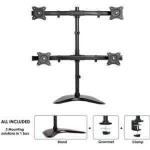 Neomounts NM-D335D4BLACK flat panel bureau steun