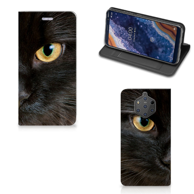 Nokia 9 PureView Hoesje maken Zwarte Kat Nokia 9 PureView Hoesje maken Zwarte Kat