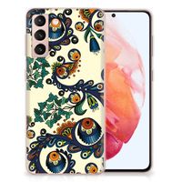 Siliconen Hoesje Samsung Galaxy S21 Barok Flower