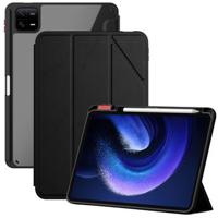 Xiaomi Pad 6/Pad 6 Pro Nillkin Bevel Smart Folio Hoesje - Zwart / Transparant - thumbnail