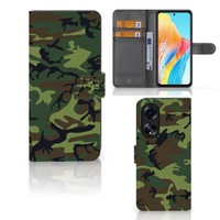 OPPO A98 5G Telefoon Hoesje Army Dark - thumbnail