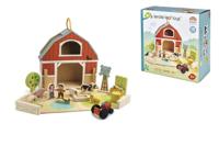 Tender Toys draagbare boerderij speelset