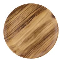 Houten Rond Diner Bord (26 cm) - thumbnail