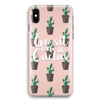 Cactus quote: iPhone Xs Volledig Geprint Hoesje - thumbnail