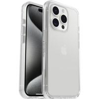 OtterBox Symmetry Clear Case voor iPhone 15 Pro, Schokbestendig, Valbestendig, Dunne beschermende hoes, 3x getest volgens militaire standaard, Transparent