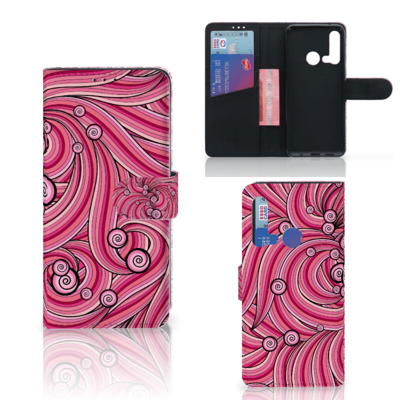 Huawei P20 Lite (2019) Hoesje Swirl Pink