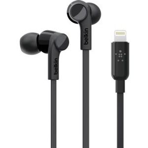 Belkin Rockstar In-Ear hoofdtel. Lightning zwart G3H0001btBLK