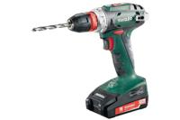 Metabo BS18 Quick 18V Boorschroefmachine Set met 2 Li-Power Accu's 2,0Ah, Lader + 10mm boorhouder in koffer - 602217500