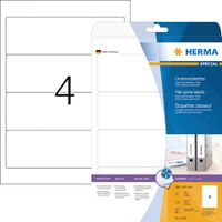 Rugetiket HERMA 5095 breed 61x192mm zelfklevend wit - thumbnail