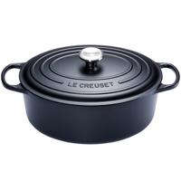 LE CREUSET - Signature - Braadpan ovaal 40cm 13,9l Mat Zwart - thumbnail