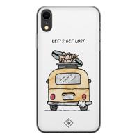 iPhone XR siliconen hoesje - Let's get lost