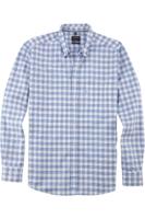 OLYMP Casual Regular Fit Overhemd blauw, Geruit - thumbnail