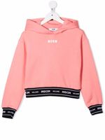 MSGM Kids hoodie à logo - Rose