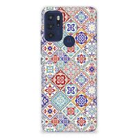 Motorola Moto G60s TPU Siliconen Hoesje Tiles Color - thumbnail